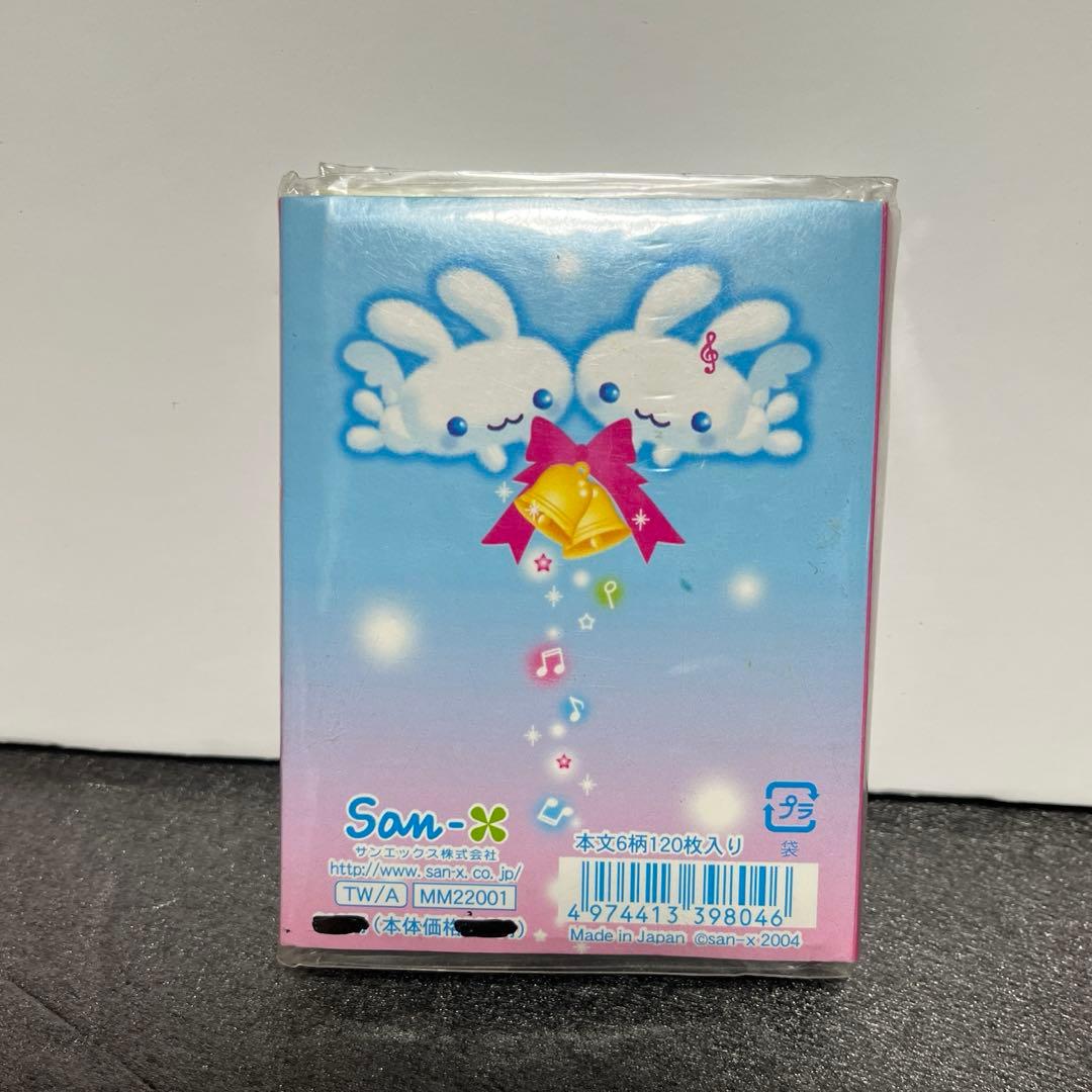 新品❤️サンエックス メモ帳 6柄 うさぎ Twin Angels 日本製 - メルカリ