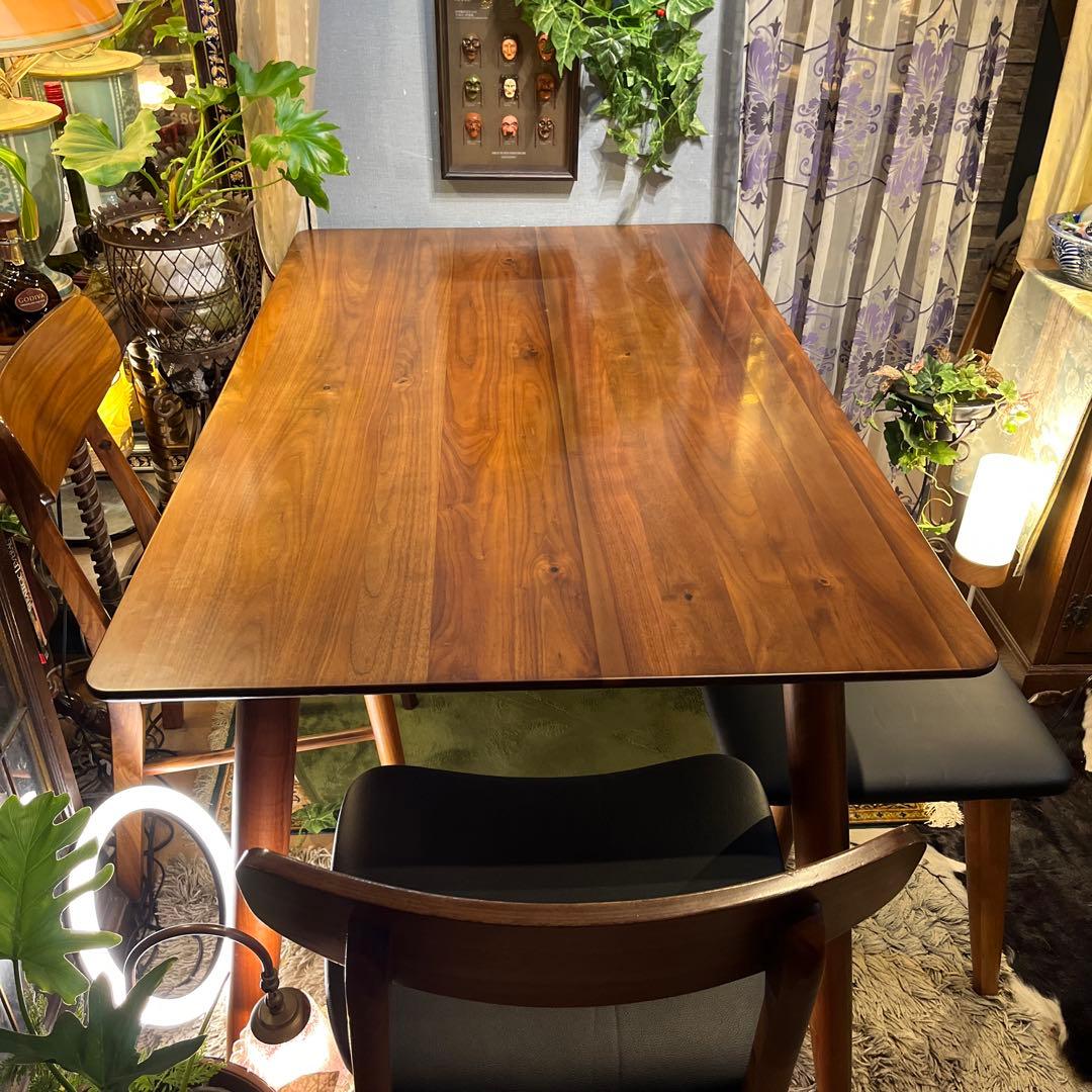 黒ぶたどん Sale ヴィンテージ ウォールナット１３５ダイニングテーブル