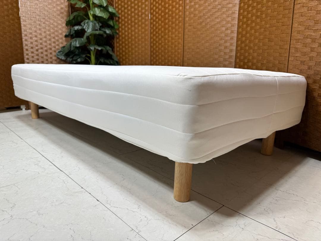 #19定価34,900円　無印良品脚付きマットレス(シングル) ※搬入・設置無料