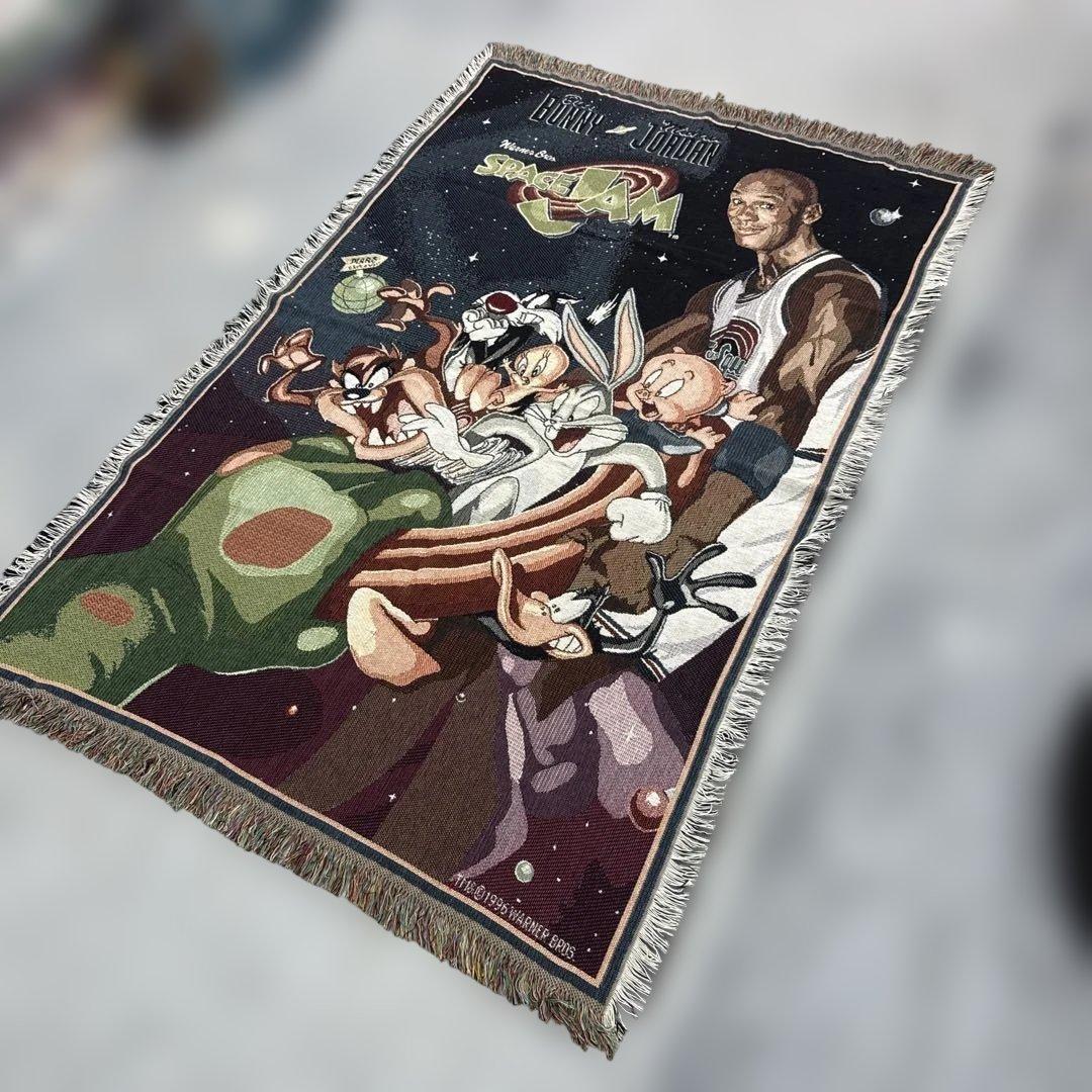 マイケルジョーダン スペースジャム マルチカバー ラグ 175x117 - メルカリ