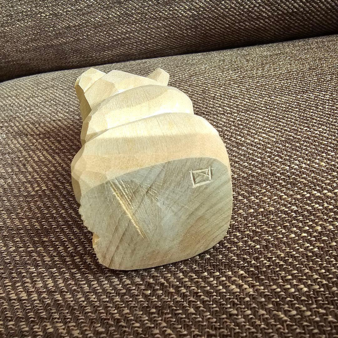 zunokuma 木彫り熊 遊木民 東京903会 コロマル 面彫り - メルカリ