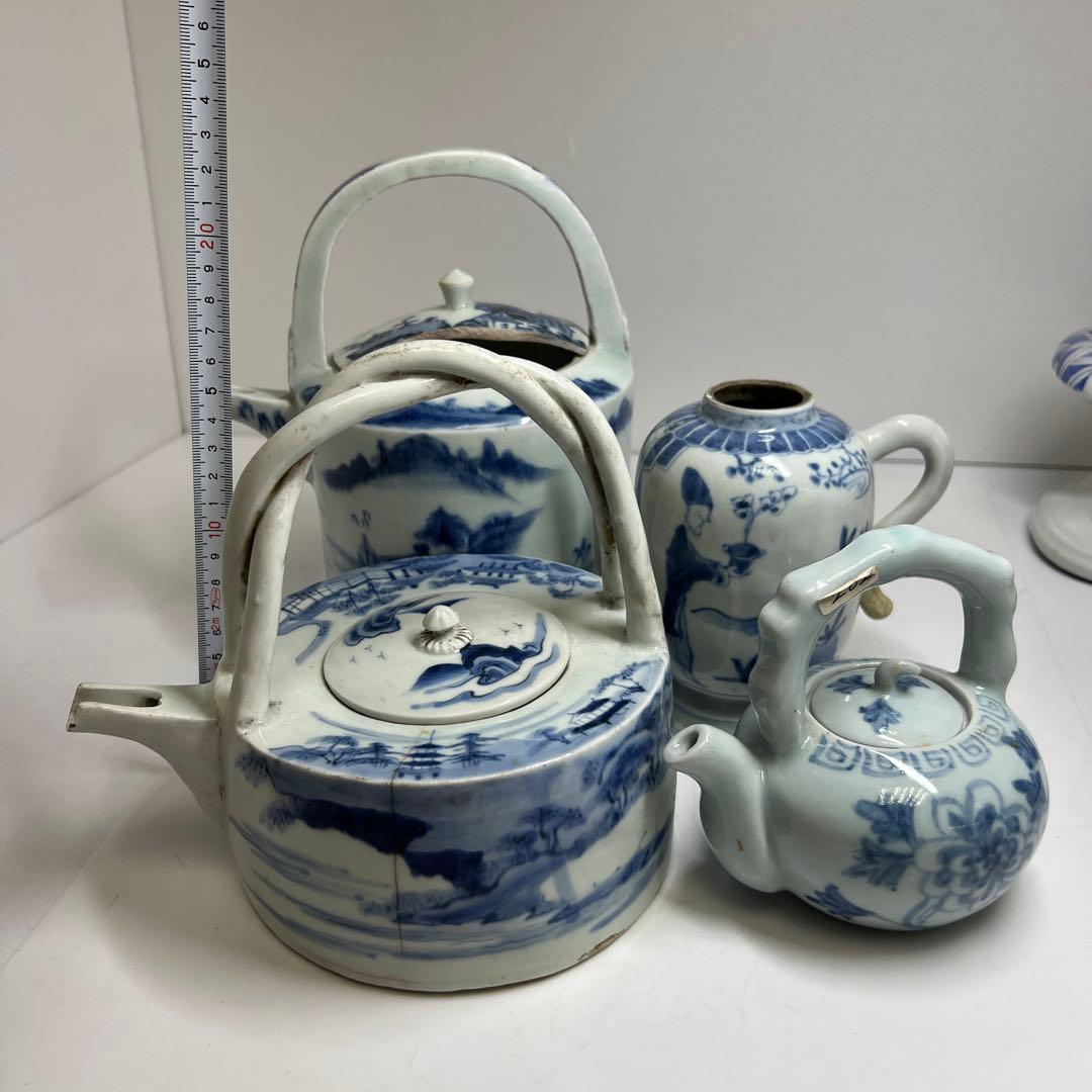 中国清時代 水次、古伊万里水次、膾皿色々 東Y7-1223③タカト