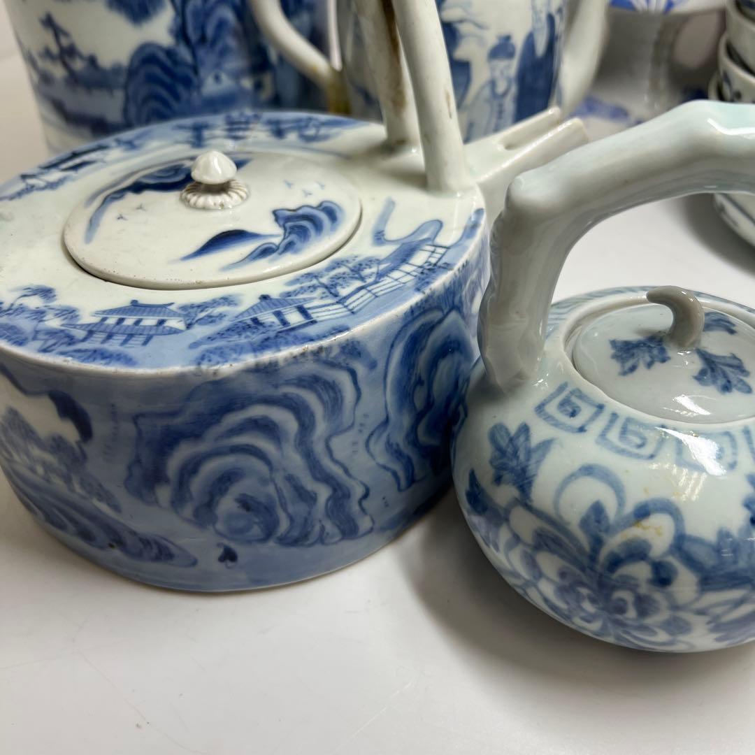 中国清時代 水次、古伊万里水次、膾皿色々 東Y7-1223③タカト