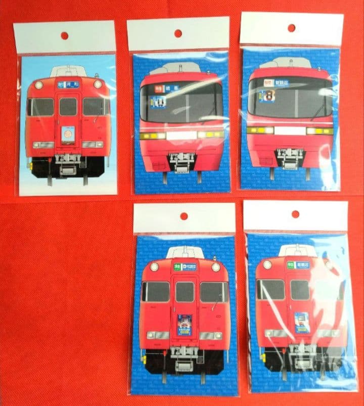 名鉄　ミニ系統板マグネット　河和駅　全5種類