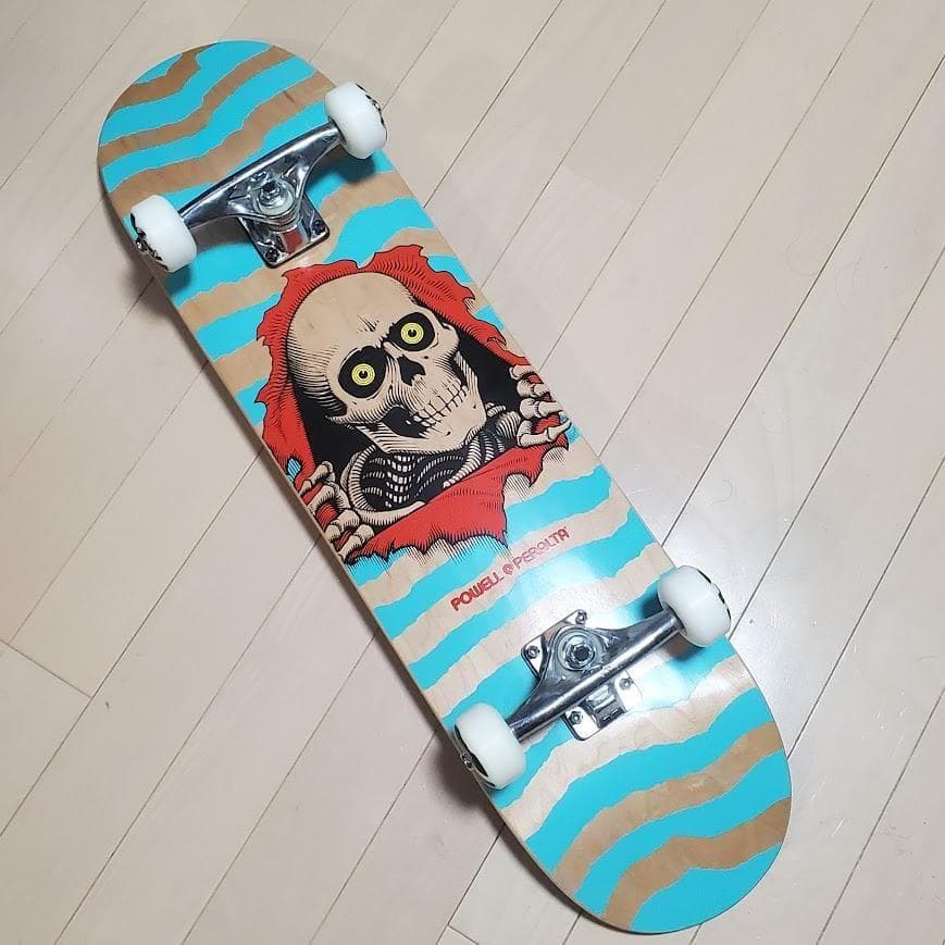 Powell スケボーコンプリート 8inc スケートボード RIPPER柄
