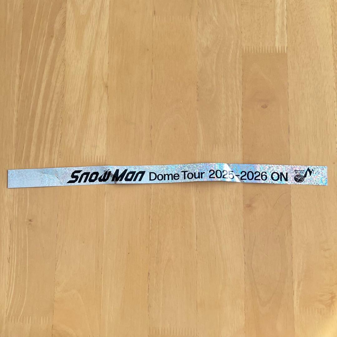 SnowMan 銀テープ 銀テ 音符 落下物 美品 おまけ付き - メルカリ
