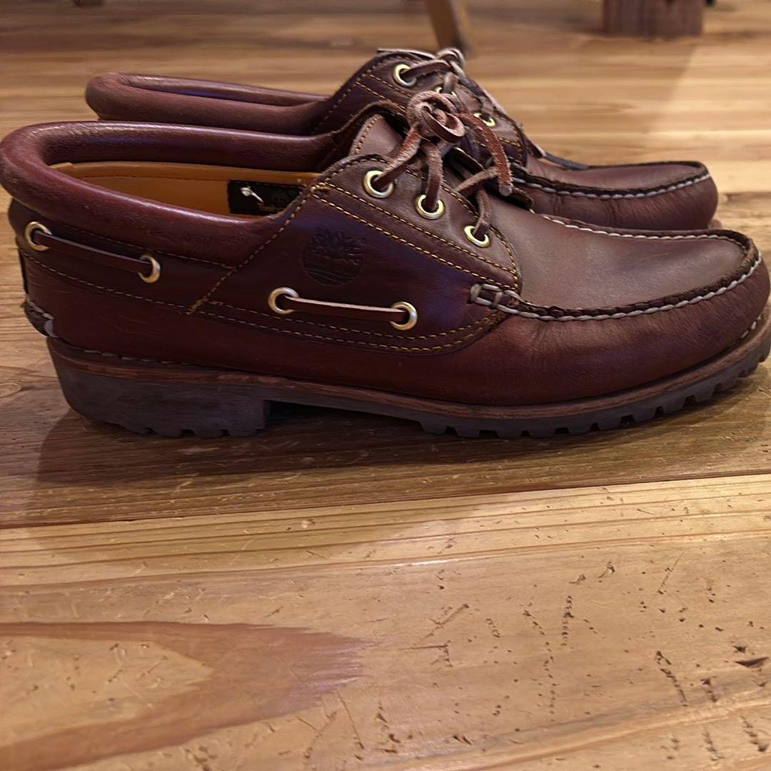 て*る様 Timberland 3 eye バーガンディー