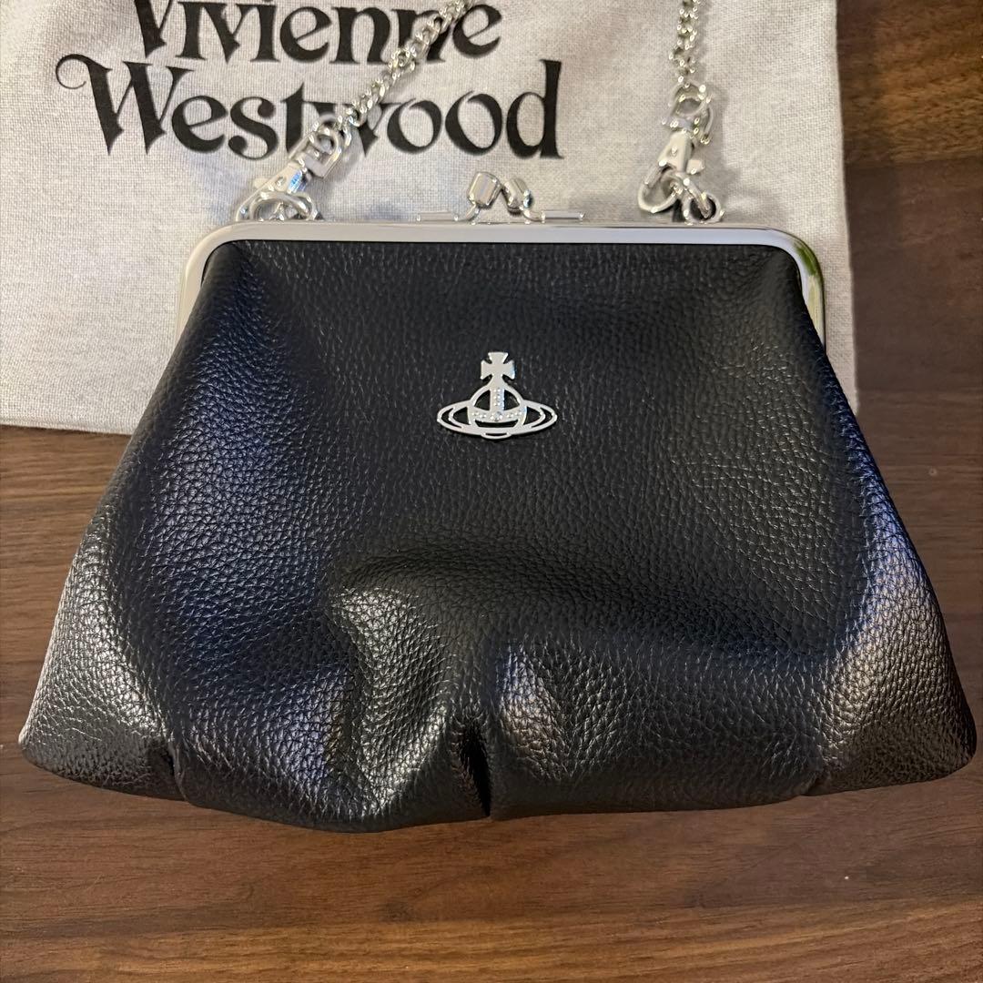 momo専用⭐︎Vivienne Westwood ブラックショルダーバッグ