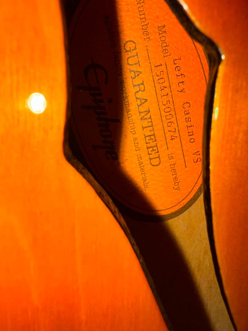 t*k様 Epiphone Cashino レフティ ビートルズ ※7月3日まで