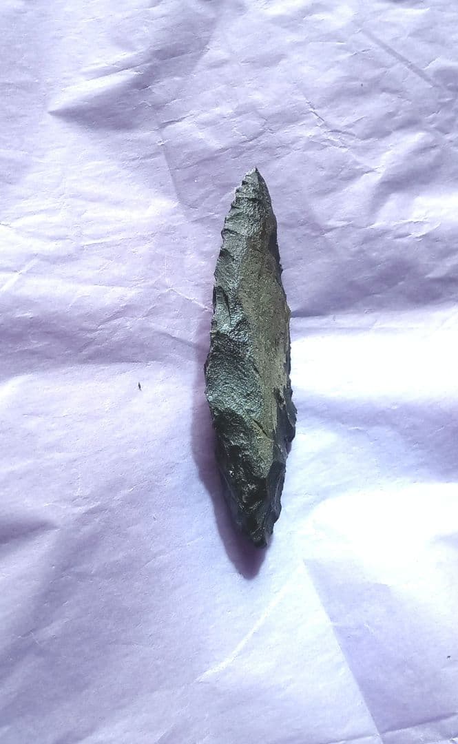 サヌカイト 石器 365 h 槍 模写