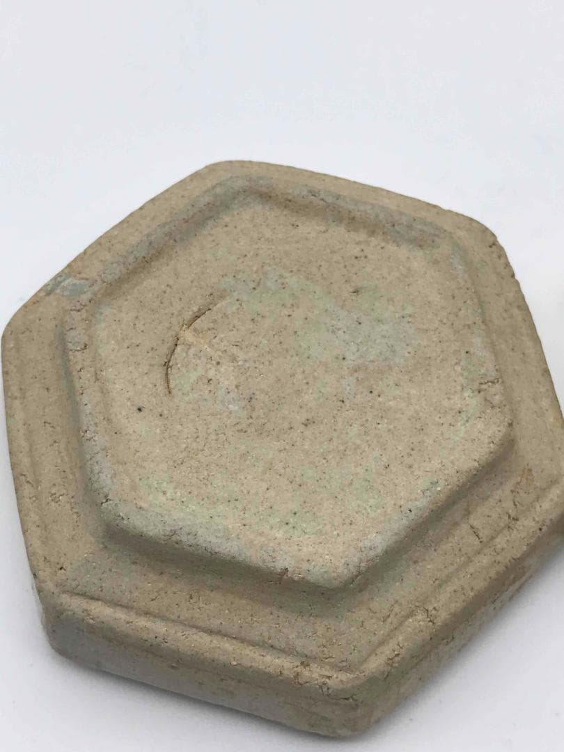 北宋時代 青白磁貼花花文合子 香盒 香合 影青 茶道具 香道具(F-