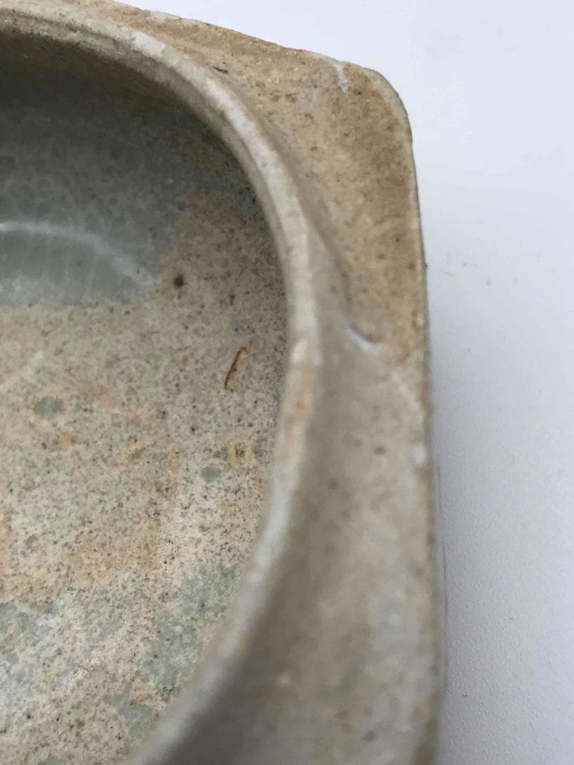 北宋時代 青白磁貼花花文合子 香盒 香合 影青 茶道具 香道具(F-