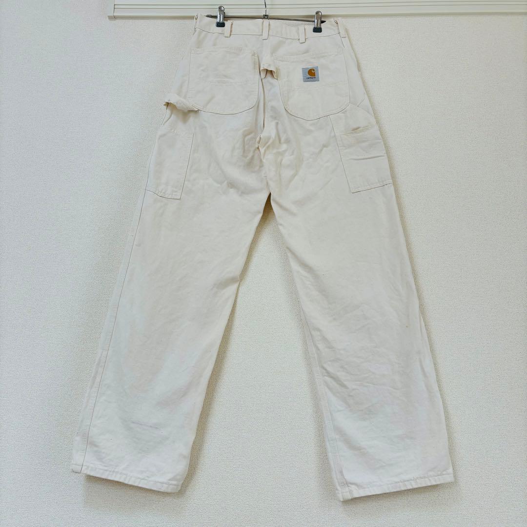 カーハート　デニム　ホワイト　USA製　ヴィンテージ　パンツ　レア　アメリカ