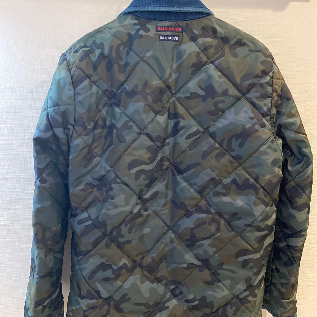 BLUE BLUEインディゴ リバーシブルジャケット 迷彩