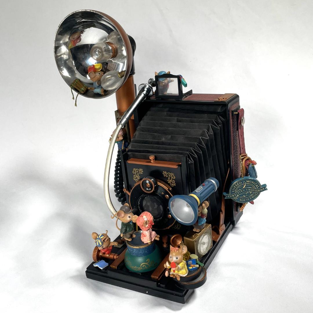 ★訳あり★エネスコ 電動オルゴール ビンテージ アンティーク カメラ
