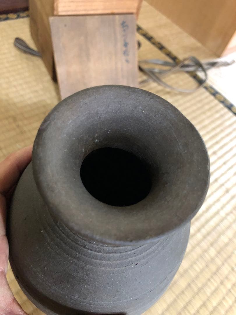 古い南蛮の壺 鬼の腕 骨董民芸茶道具花器