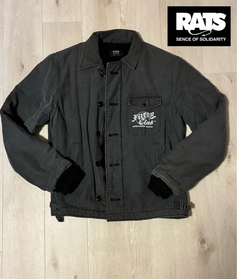 値下　RATS デッキジャケット　ジャンパー　サイズL グレー