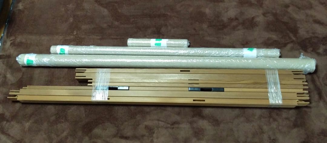 F80木枠(丸岡)と純麻中目キャンバス3種