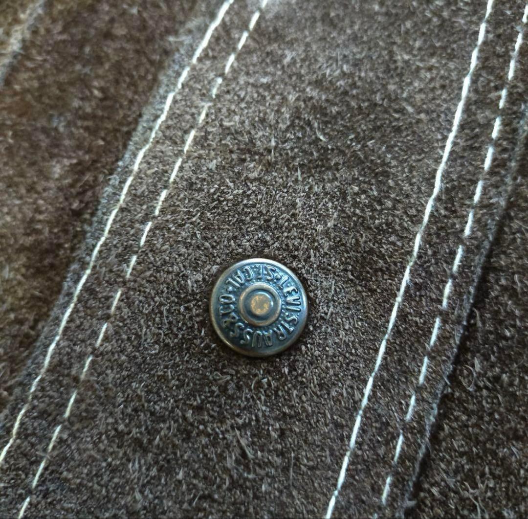 状態◎ 70S リーバイス ビッグE スエード サファリジャケット リバーシブル