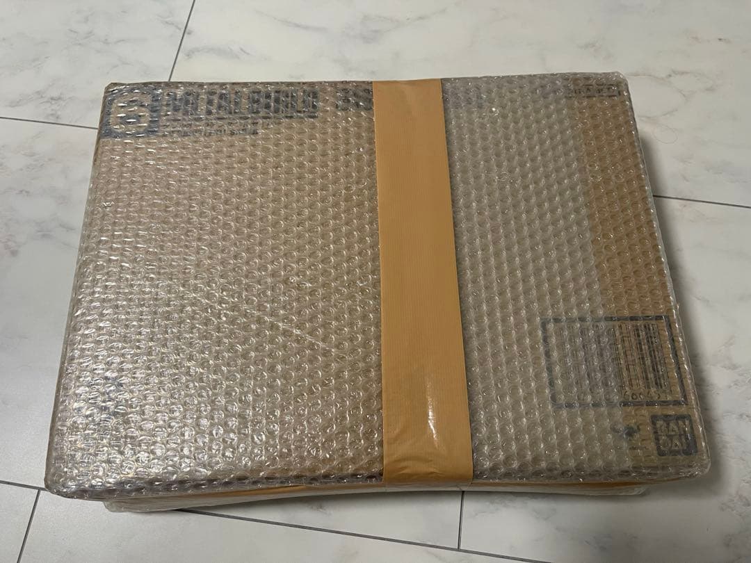 L BUILD ダブルオークアンタ フルセイバー プチプチ梱包