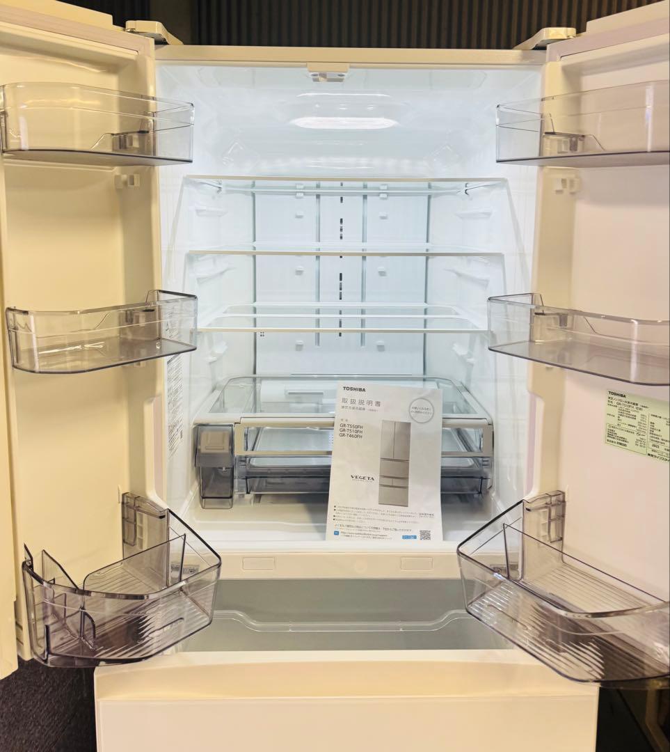 9r10 2021年製 509L 6ドア冷蔵庫 GR-T510FH ファミリー