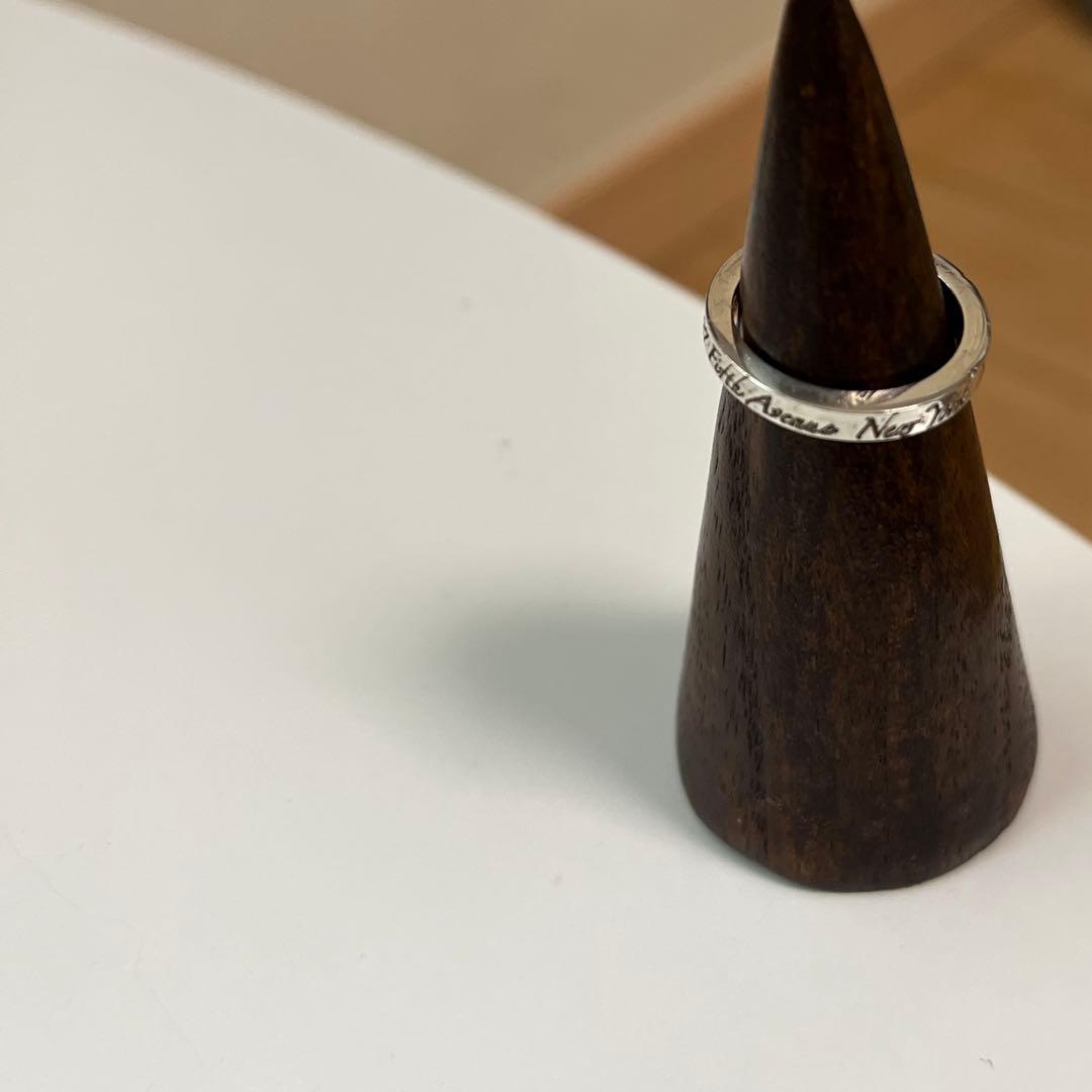 ティファニー　ノーツナローリング　9号 シルバー　925