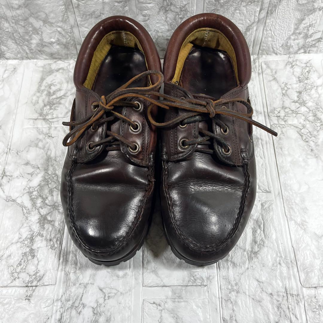 【美品】Timberland 3eye デッキシューズ　ビブラムソール　　25㎝