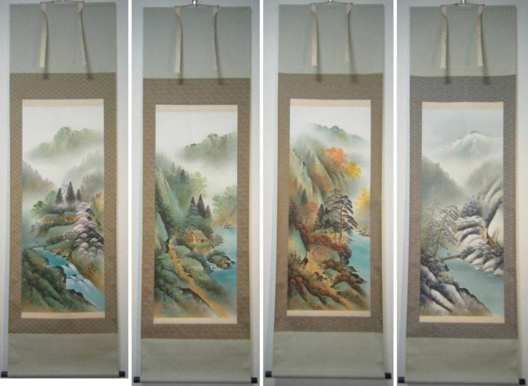 原田 満佐子 【爽秋笠々岳】 希少画集画、状態良好、新品高級額装付