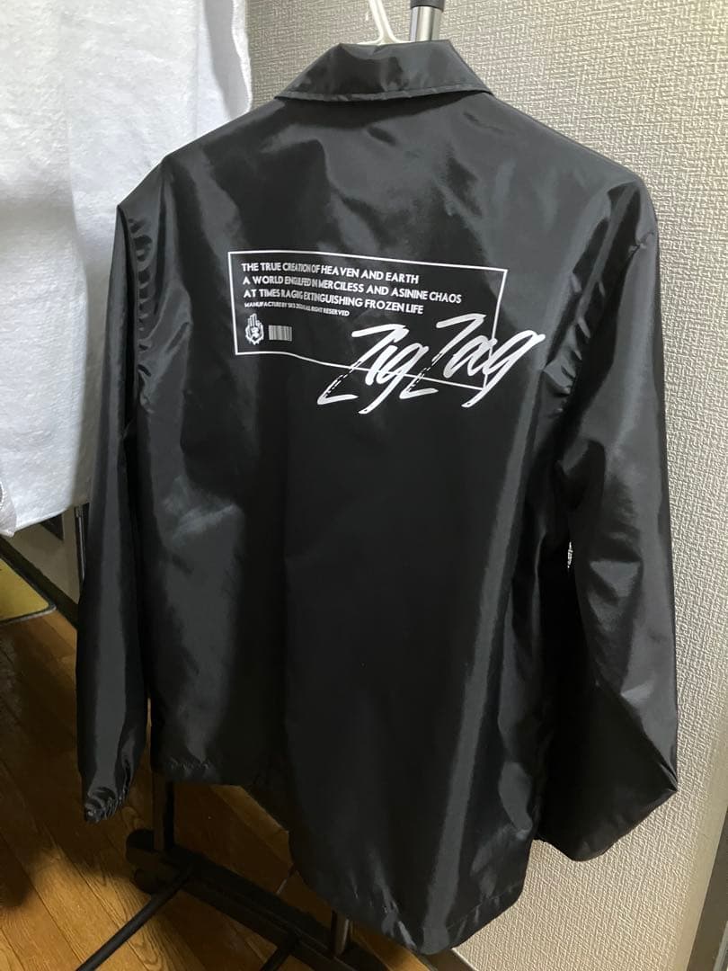 真天地開闢集団ZIGZAG 黒アウター コーチジャケット サイズM - メルカリ