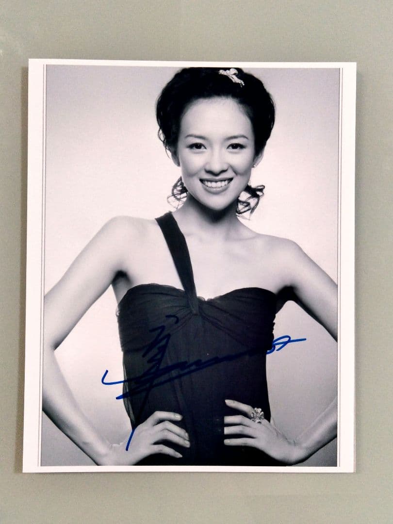 チャオ・リーイン直筆サイン入り超大型写真…