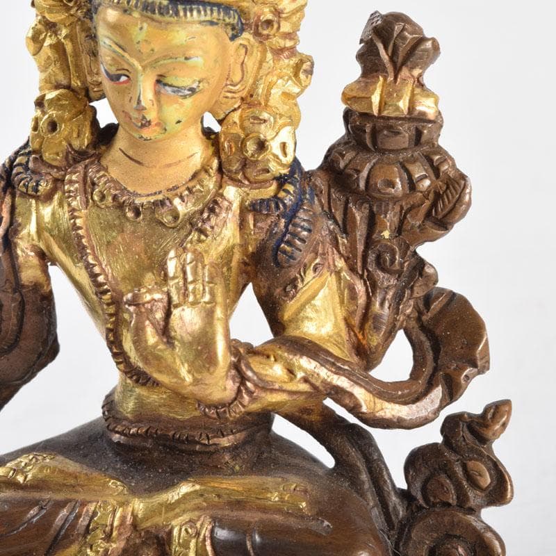 仏教美術 古銅鍍金 チベット仏 仏像 置物 V 9227