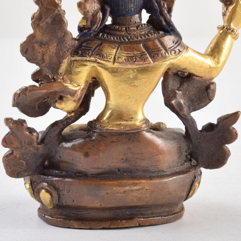 仏教美術 古銅鍍金 チベット仏 仏像 置物 V 9227