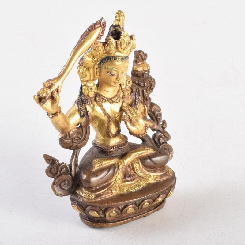 仏教美術 古銅鍍金 チベット仏 仏像 置物 V 9227
