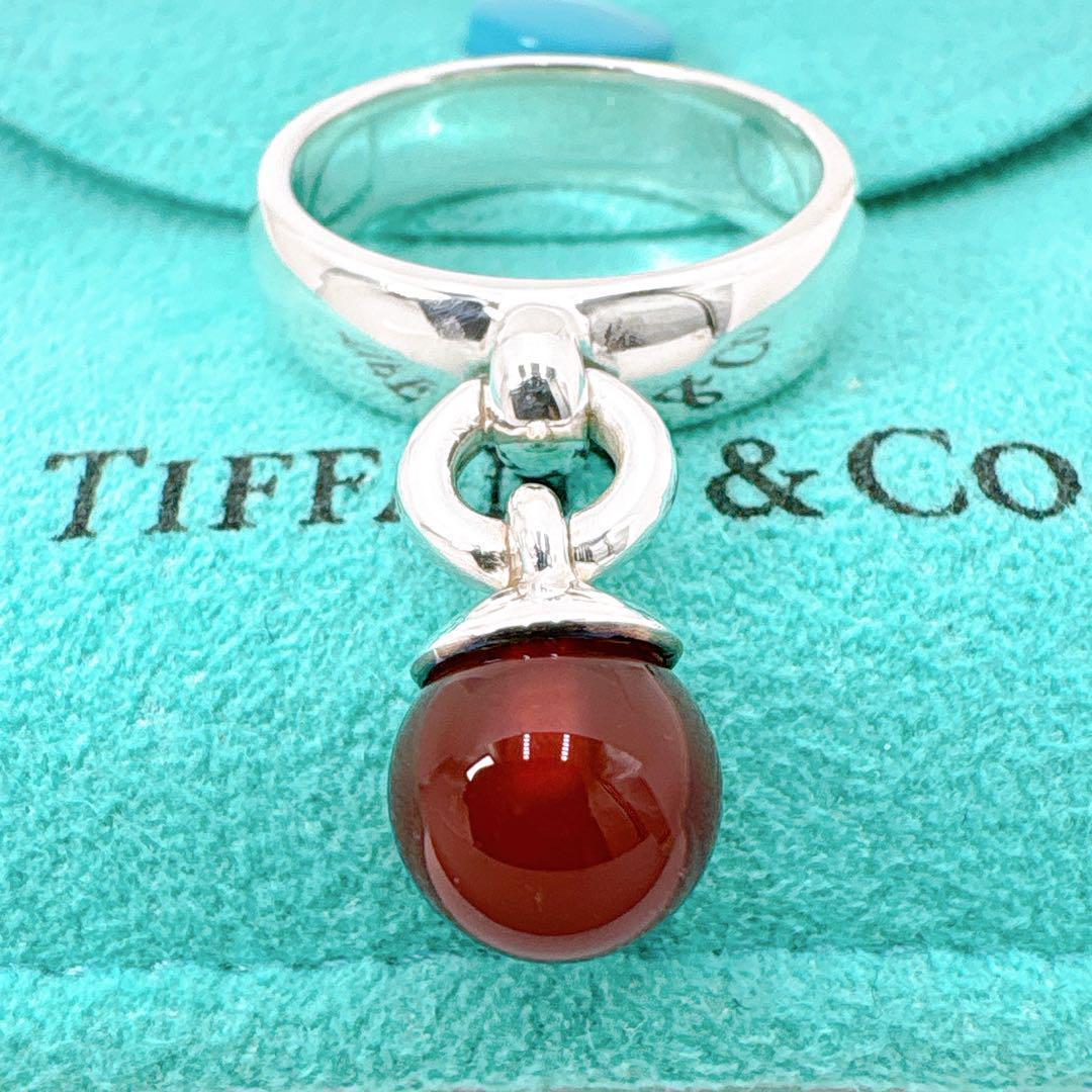 極美品 オールドティファニー ボールダングル リング 12.5号 シルバー925