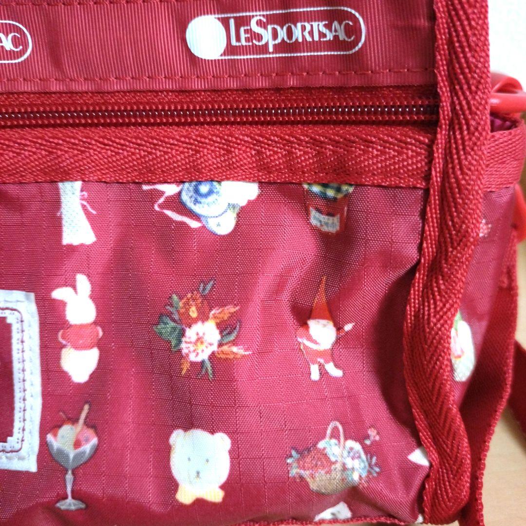 LeSportsac×ピンクハウス ショルダーバッグ 赤 新品タグ付 2way