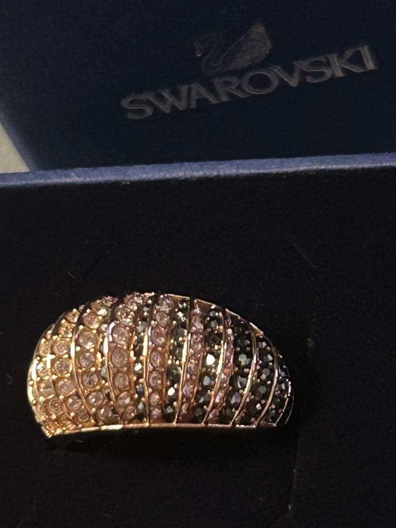 Swarovski domed ラグジュアリードームド リング 52/11号