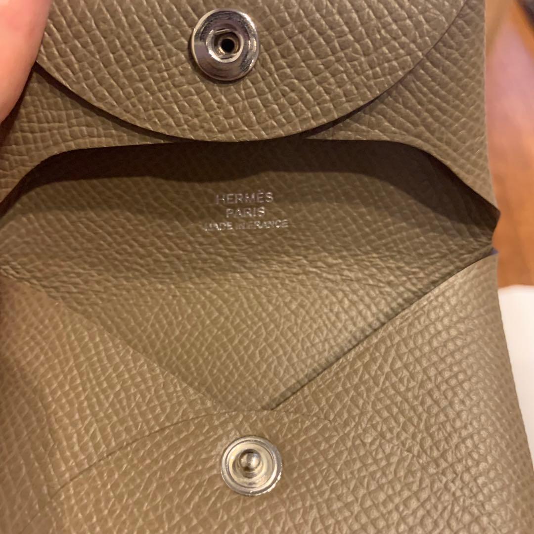 【新品未使用】エルメス/バスティア/ケース/エトゥープ