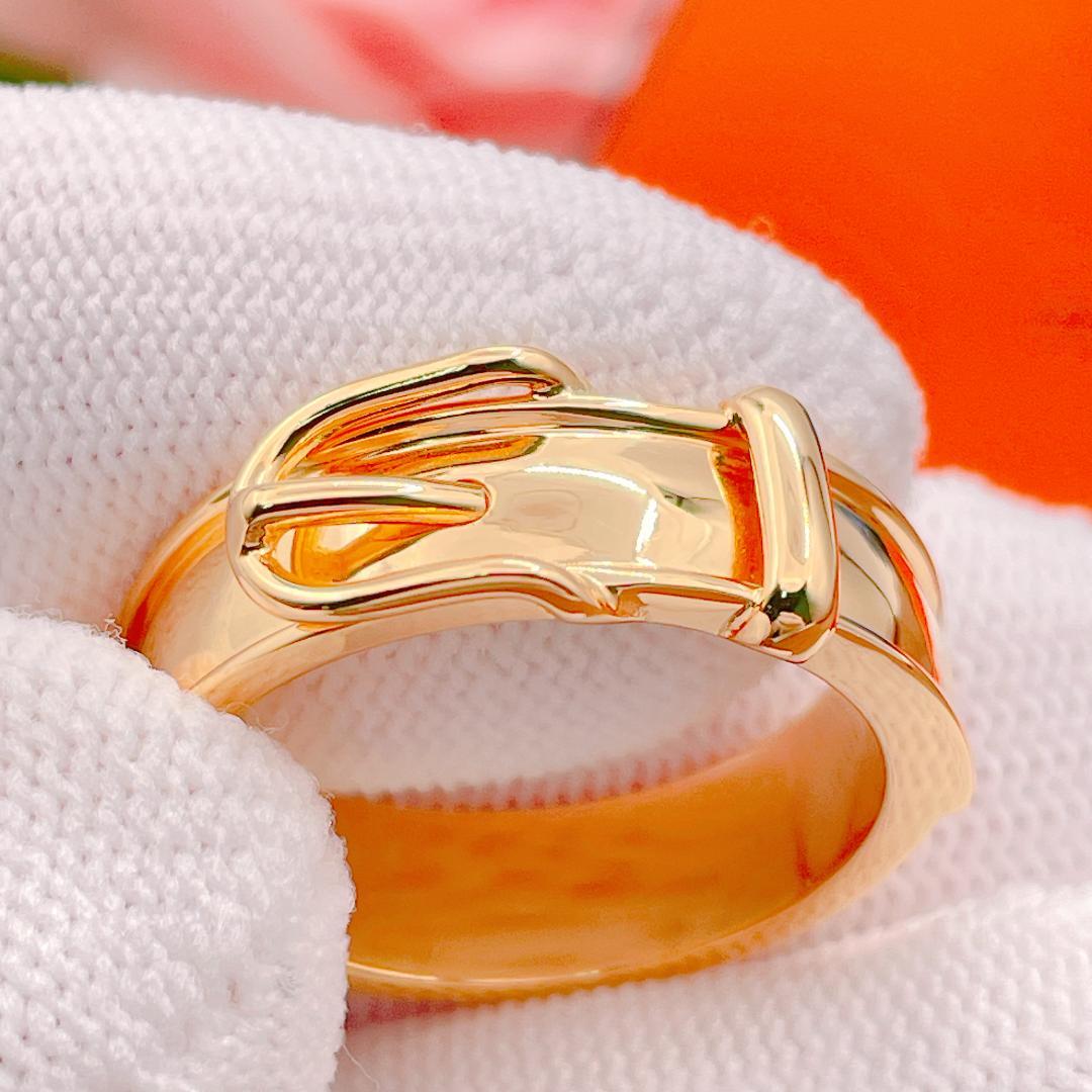 ◇エルメス◇新品仕上済 サンチュール スカーフリング ゴールド ブランド 5.6