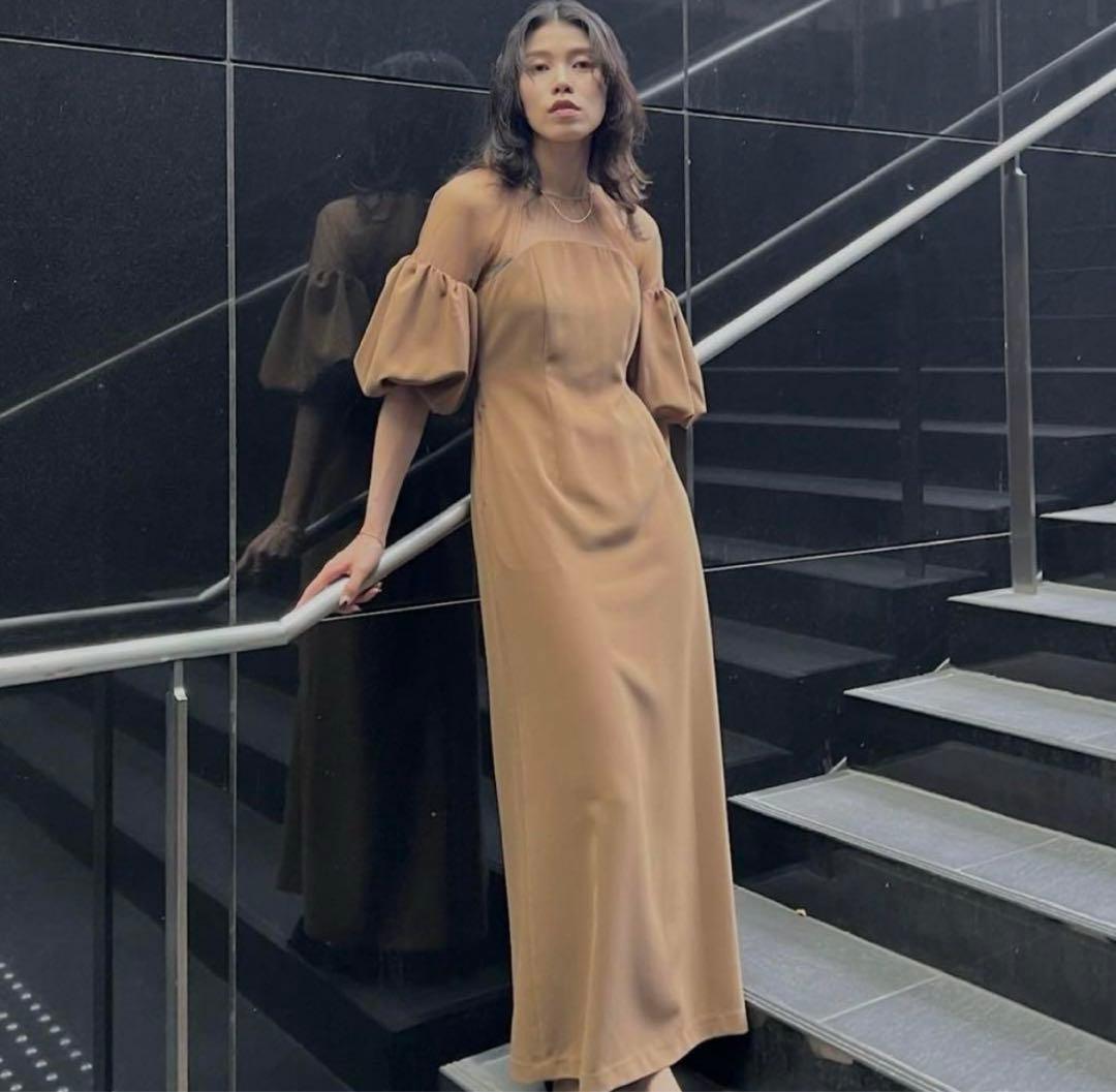 スーツ・フォーマル・ドレス Ameri SOUFFLE SLEEVE ETTE DRESS S