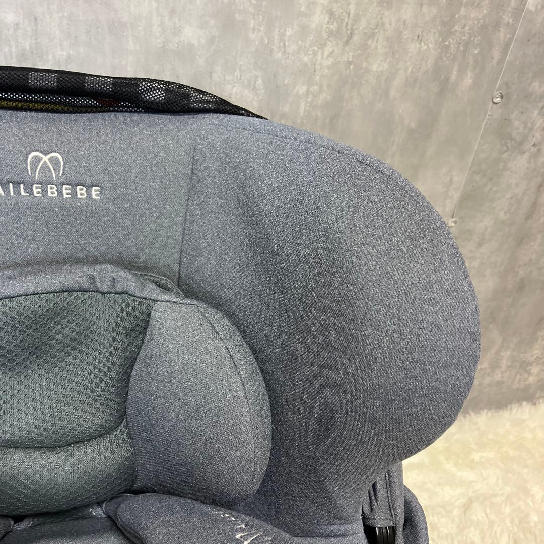 極美品】エールベベ・クルット5 Oui デニムブルー ウィ ISOFIX 美品