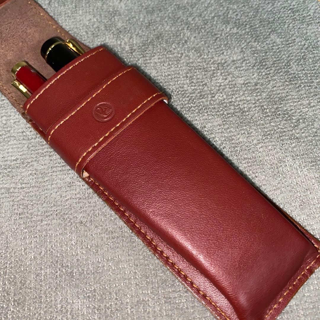 ペリカン BMWコラボ 万年筆 ボールペン レザーペンケース 3点セット