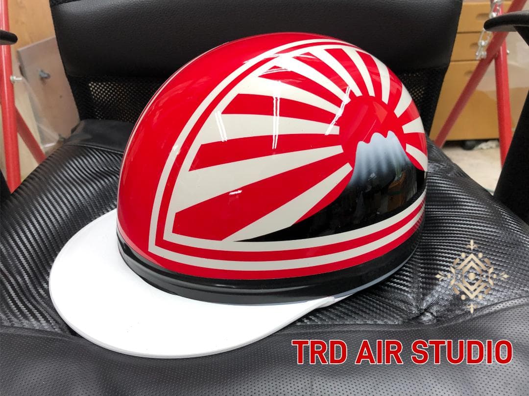 コルク半　カスタム　富士日章　三つボタン　赤白　文字無　高級クリヤ送料無料