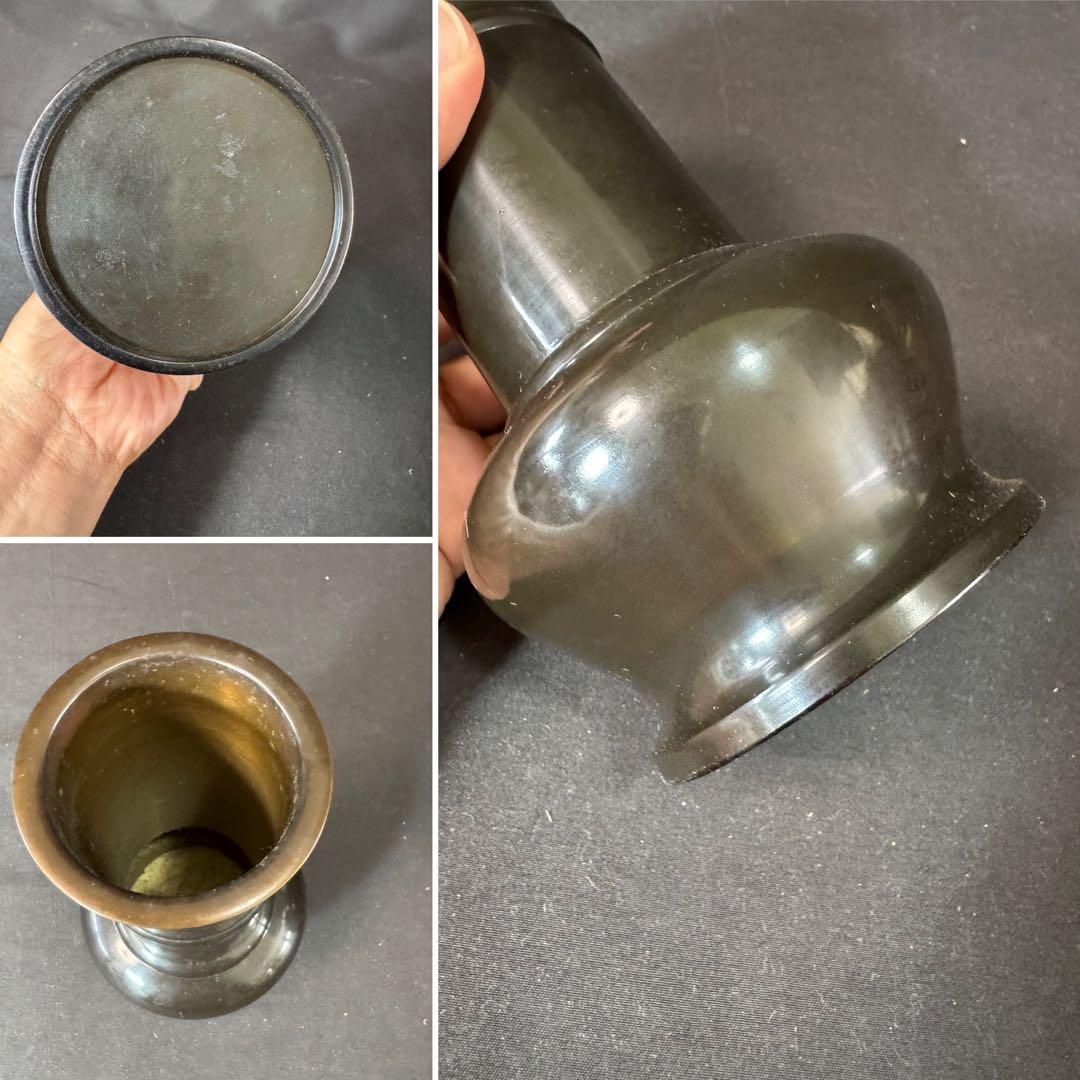 G21 送料無料 唐銅皆具 建水 尺立 水指 茶道具 蓋置