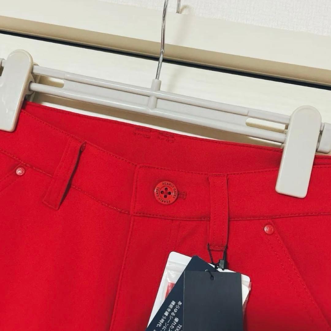 2024 PEARLY GATES パーリーゲイツ♡赤 パンツ ゴルフウエア