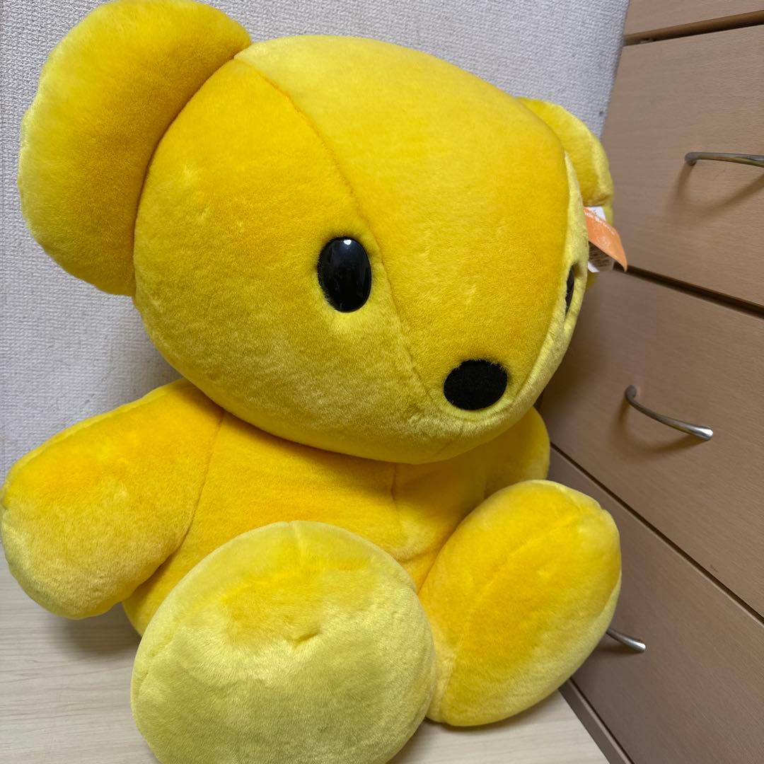 新品タグ付　セキグチ　ミッフィー ブルーナ　黄色　くま　50cm