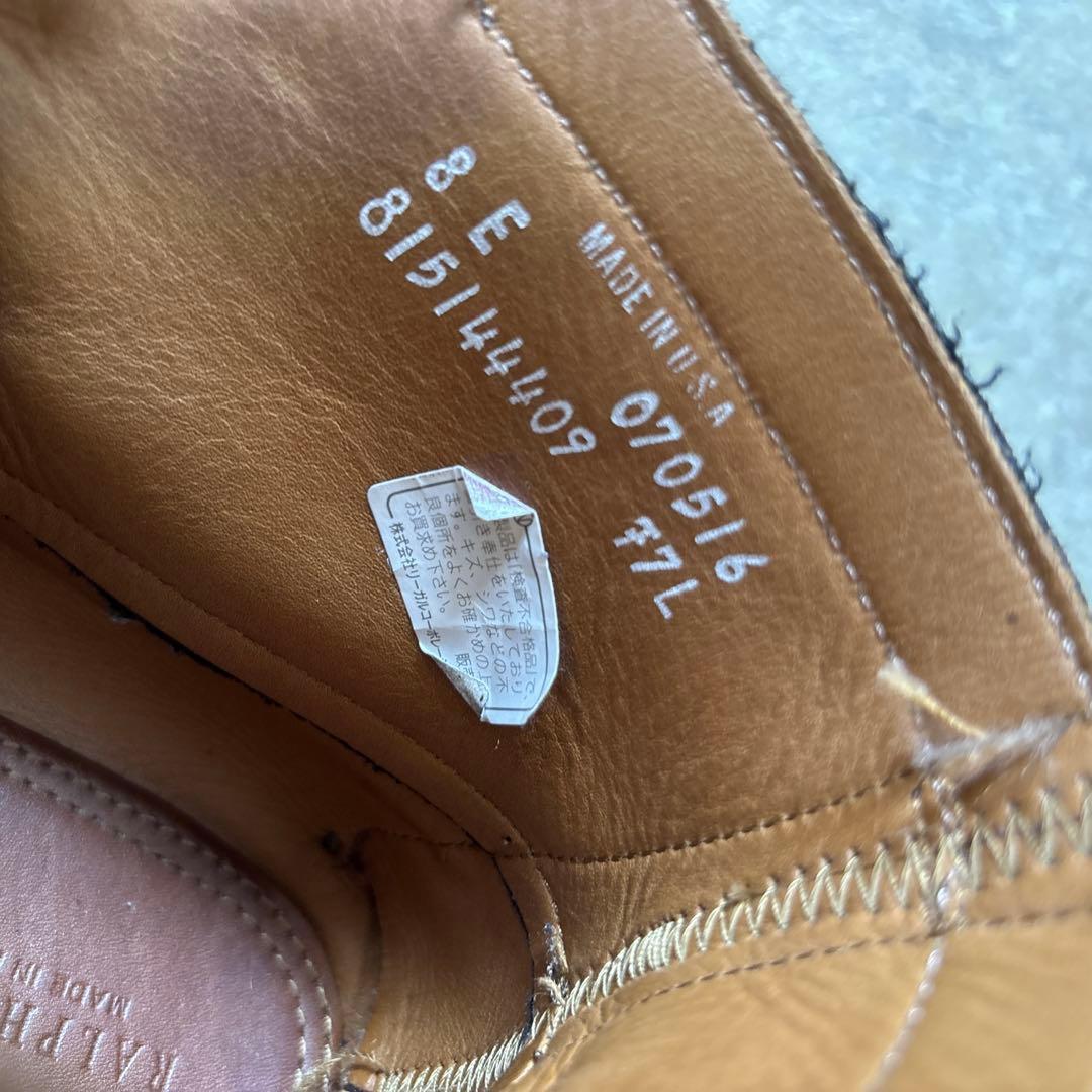 貴重 USA製 RALPH LAUREN モカシンブーツ