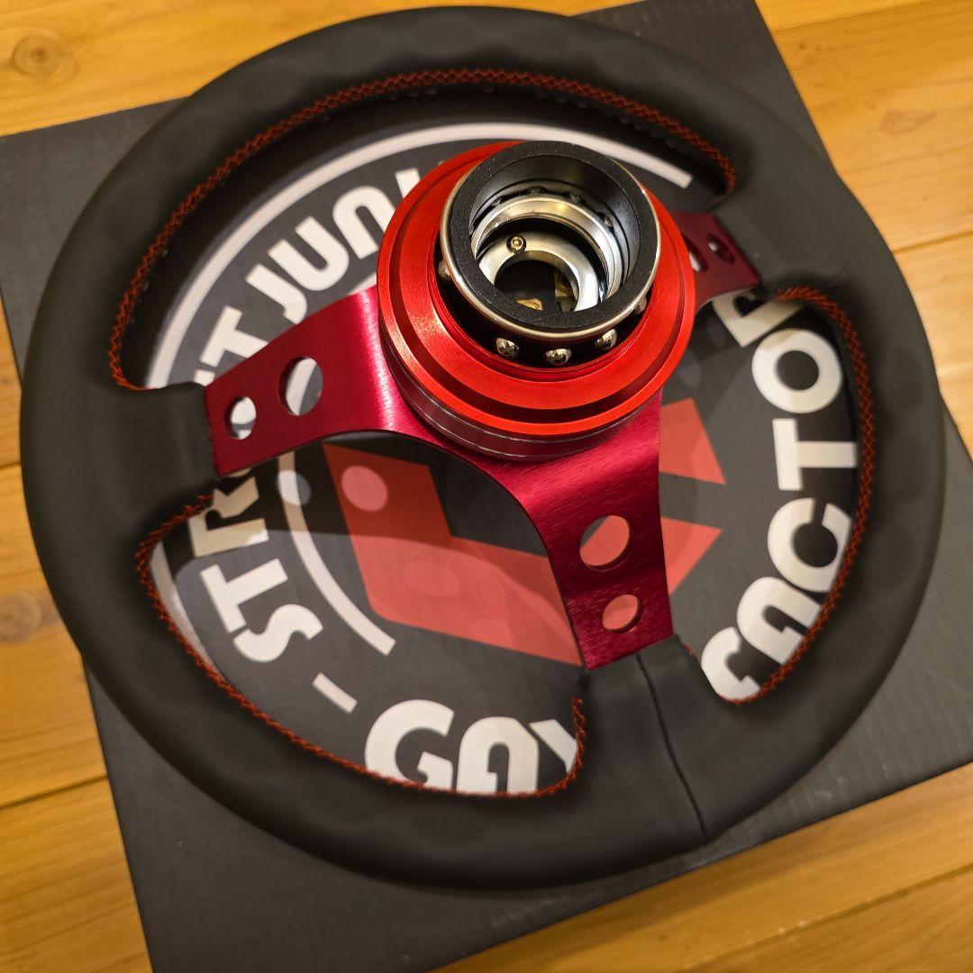 ガヤファクトリー ステアリングホイール ハンコン