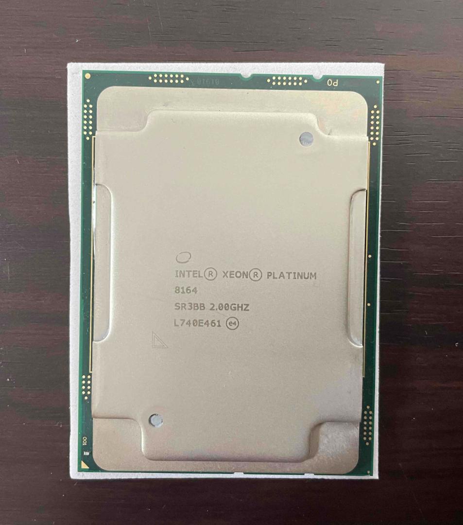動作確認済 Intel Xeon Platinum 8164 26C52T 動作確認済 Intel Xeon Platinum 8164 26C52T 動作確認済 Intel Xeon