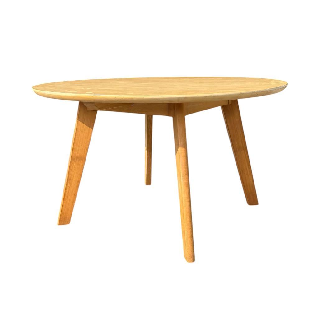 HR826 柏木工 ダイニングテーブル 古い丸テーブル　ラウンドテーブル