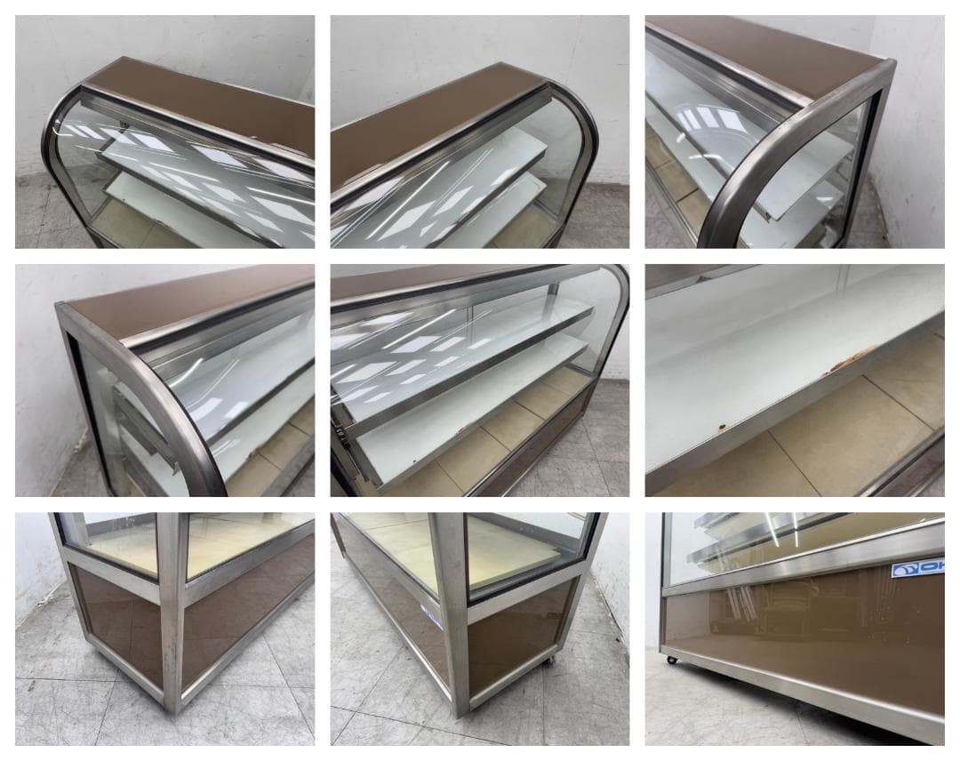 T6582☆美品☆大穂製作所☆ケーキケース☆OHGU-1500☆冷蔵ショー